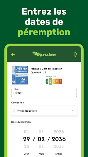 Wasteless - Péremption Tracker Screenshot 3