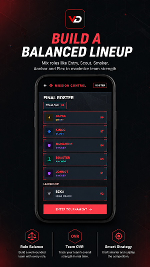 V-Draft: Pro Roster Screenshot 1