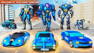 CS Police Transform Robot Game Screenshot 2