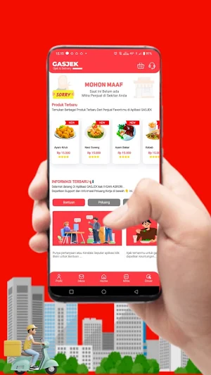 GASJEK - Ojek & delivery Screenshot 1