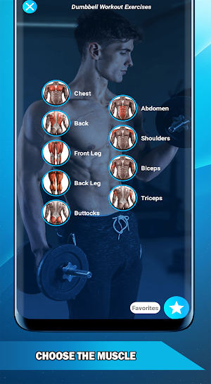 Dumbbell Training: Exercises, Weight Routines PRO Screenshot 1