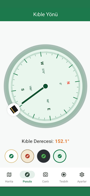 Kıble Bulucu - Kıble Pusulası Screenshot 1
