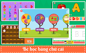 Bé Học Bảng Chữ Cái, Học Số Đếm Tiếng Việt Screenshot 1