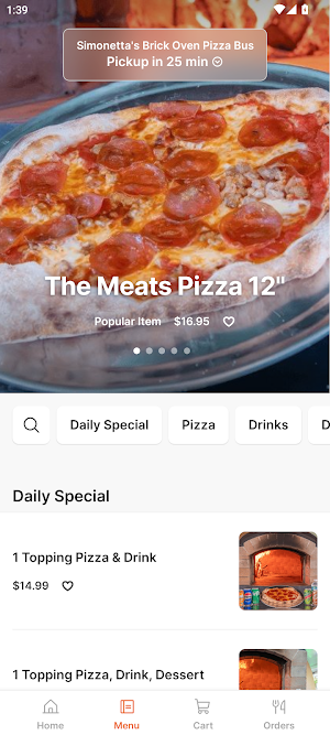 Simonetta's Brick Oven Pizza Screenshot 1