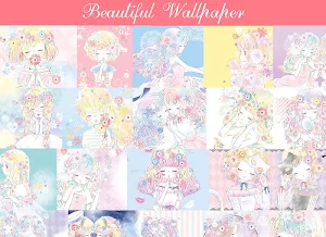 Wallpaper Flowery Kiss Screenshot 0