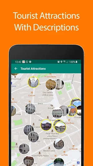 Bratislava Offline Map and Travel Guide Screenshot 0