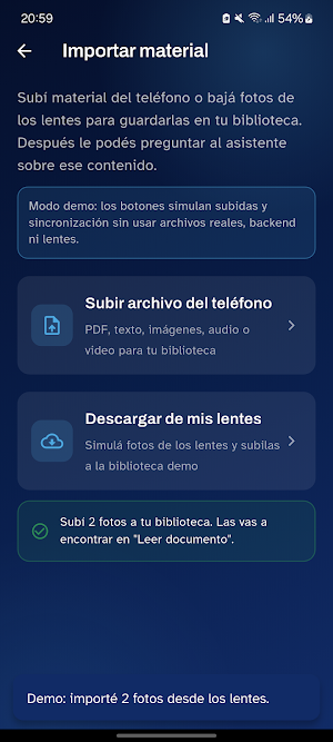 PROCER Smart Glasses Screenshot 1