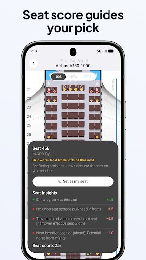 AeroLOPA: Aircraft Seat Maps Screenshot 1
