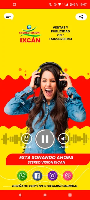 Radio Stereo Vision Ixcan Screenshot 1