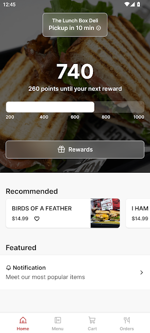 The Lunch Box Deli Screenshot 0