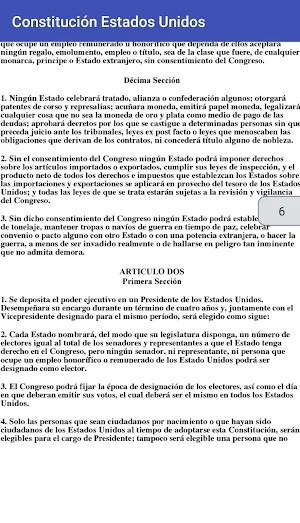 United States Constitution Screenshot 1
