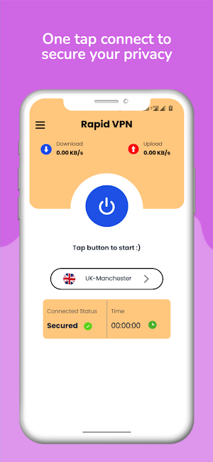 Rapid VPN - Secure VPN Proxy Screenshot 0