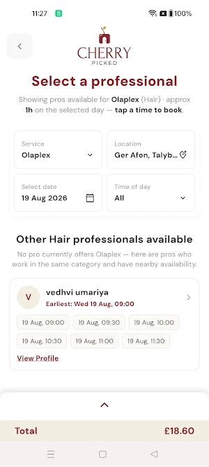 Cherry Picked Services Screenshot 2