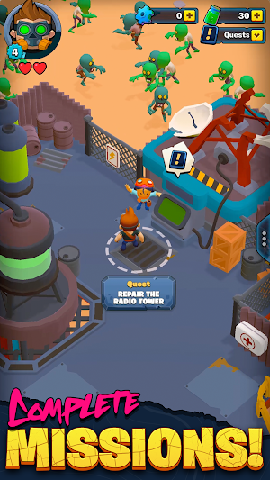 Apocalypse Worm: Zombie Strike Screenshot 1