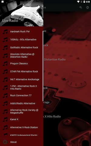 Alternative Rock Radios Live Screenshot 1