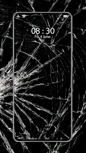 Broken screen wallpaper HD Screenshot 0
