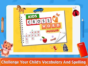 Kids Crossword Puzzles - Word Games For Kids Screenshot 0