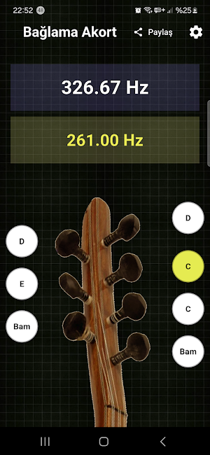 Baglama, Saz Tuner Screenshot 0