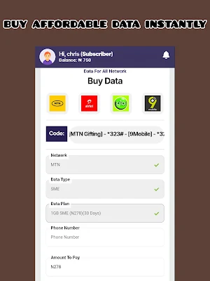Edozpay: Buy Cheap data¦Bills Screenshot 2