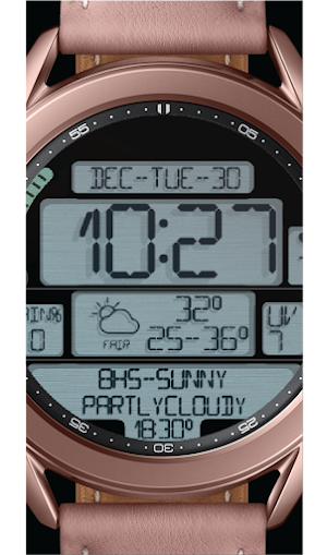 Heavy Digital Watch Face Screenshot 2