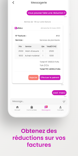 TafAdom - Service à domicile Screenshot 3