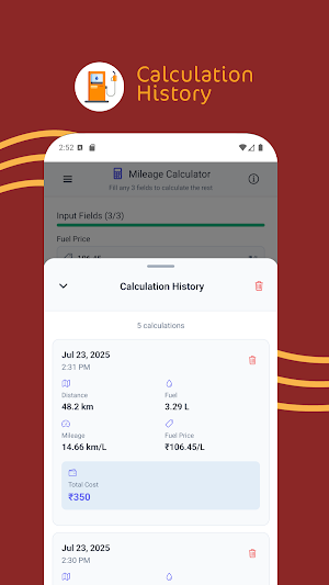 Mileage Calculator Pro Screenshot 1