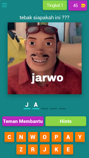 tebak nama sopo jarwo Screenshot 0
