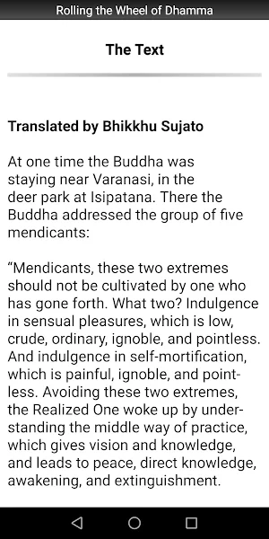 Rolling The Wheel of Dhamma Screenshot 1