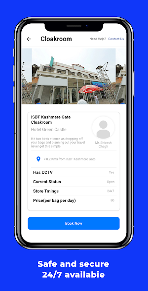 GoLuggageFree - Cloak rooms &  Screenshot 1