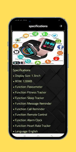 smart bracelet fitpro app hint Screenshot 1