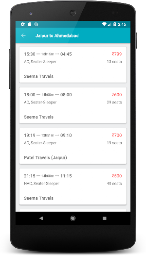 Seema Travels Screenshot 2