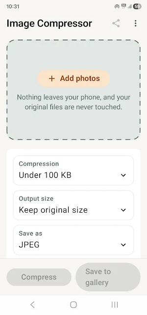 Image Compressor Screenshot 0