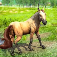 Virtual Wild Horse Family Sim