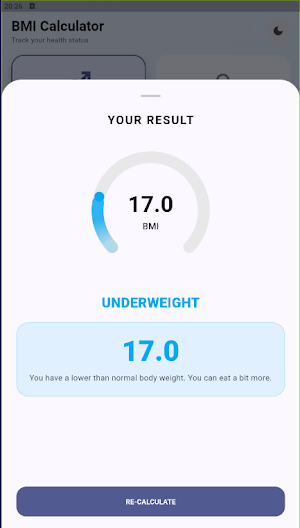 BMI Calculator – Body Mass Screenshot 0