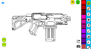Gun Coloring Pages Screenshot 1