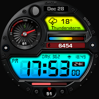 AuraDigit Digital Watch Face