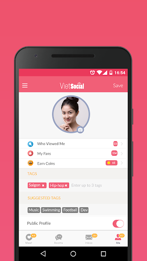 Vietnam Social ♥ Dating, Chat App for Viet Singles Screenshot 2