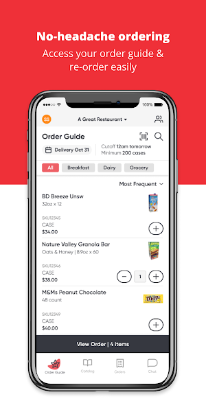 Kast Foodservice Distributor Screenshot 0