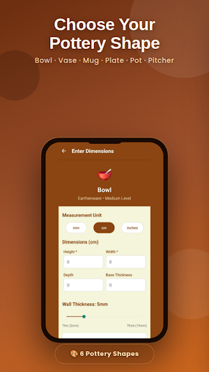 Pottery Shape Estimator Screenshot 3