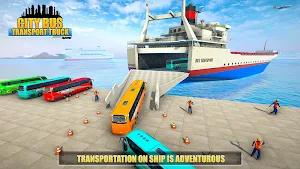 City Bus Transport Truck: Free Transport Games Screenshot 2