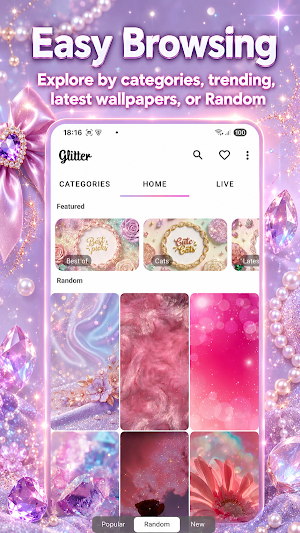Cute Glitter Wallpapers Screenshot 3