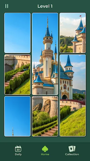 Jigsaw Solitaire: Slide Puzzle Screenshot 0