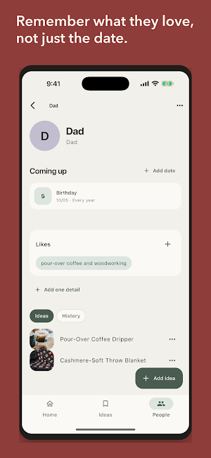 GiftThem: Gift Ideas & Planner Screenshot 2