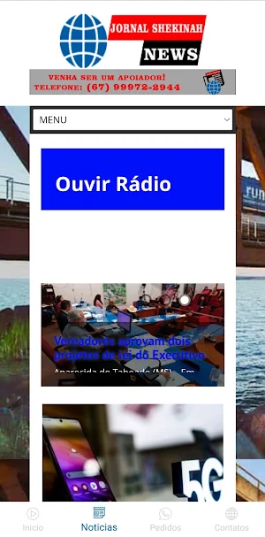 Jornal Shekinah News Screenshot 2