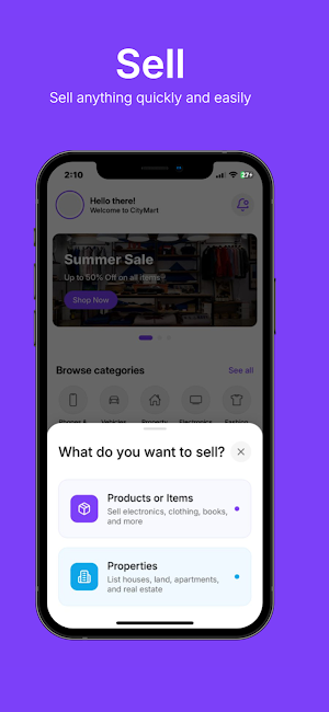 CityMart: Buy and Sell Screenshot 0