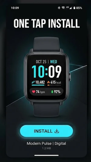 Active2 SquareRound Watchfaces Screenshot 1