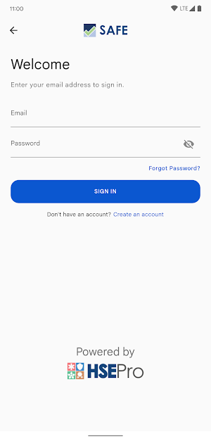 SAFE Inspection Screenshot 1