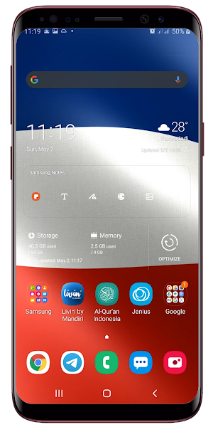 France Flag Live Wallpaper Screenshot 2