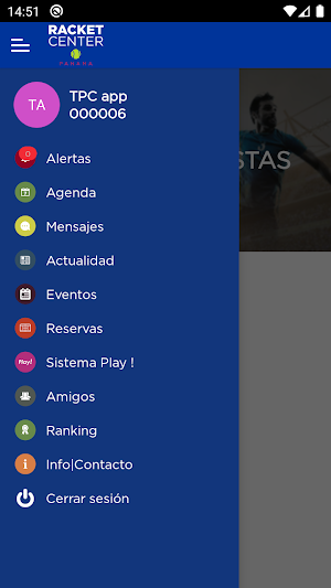 Racket Center Panama Screenshot 1