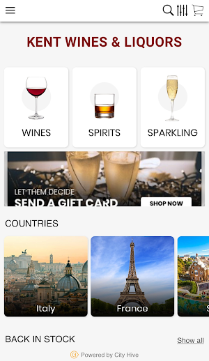 Kent Wines & liquors Screenshot 1